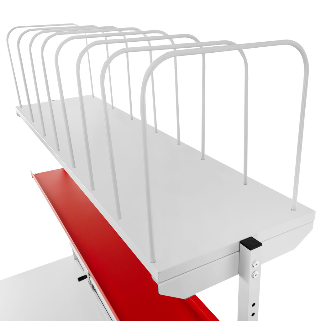 Mega-M S-200 Tavolo Imballaggio 200x80 cm Regolabile con Alzata