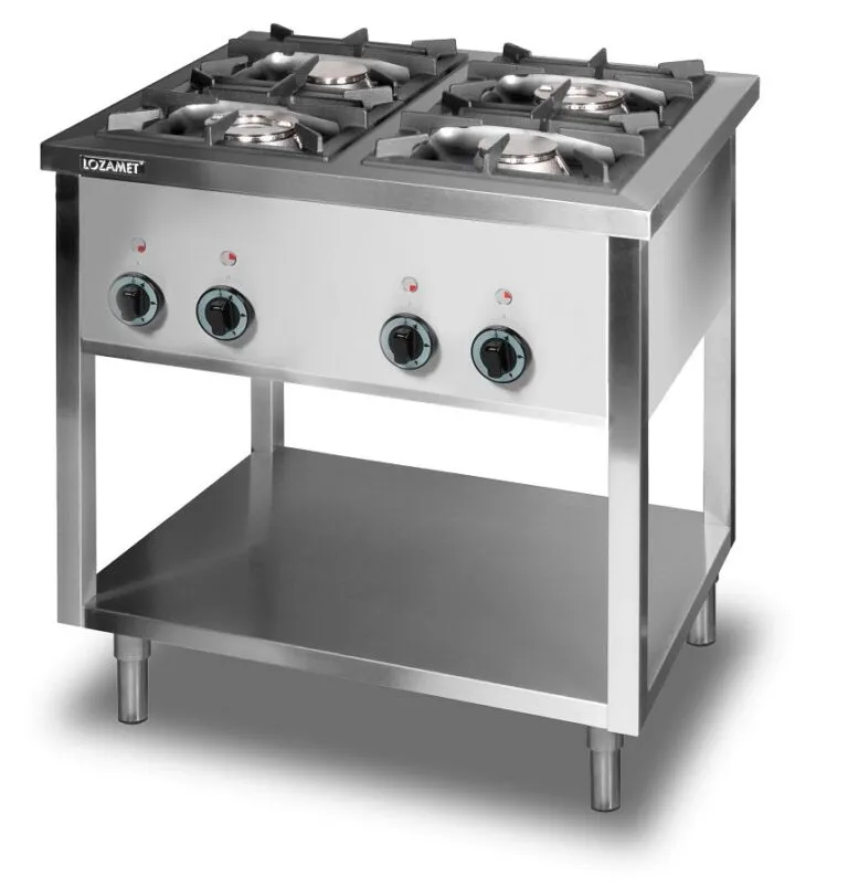 Lozamet GLW.47.1/5 cucina a gas 4 fuochi con mensola 24 kW