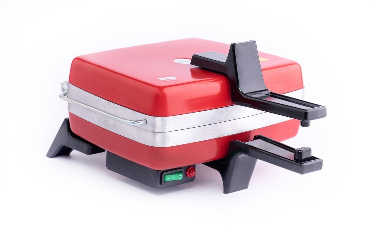 Dezal 301.6 Profi W gofriera rossa 1300W antiaderente