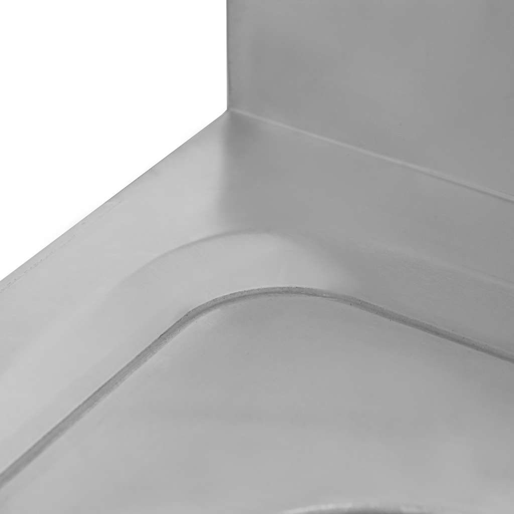 Mega-M 60x70x85 lavello gastronomico 1 vasca inox sifone