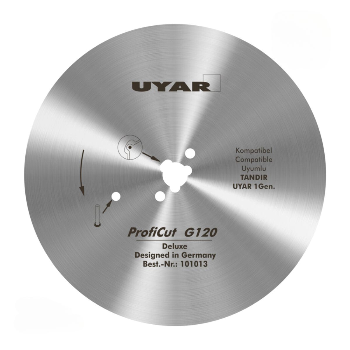 Uyar ProfiCut G120 Deluxe lama kebab 120 mm inox