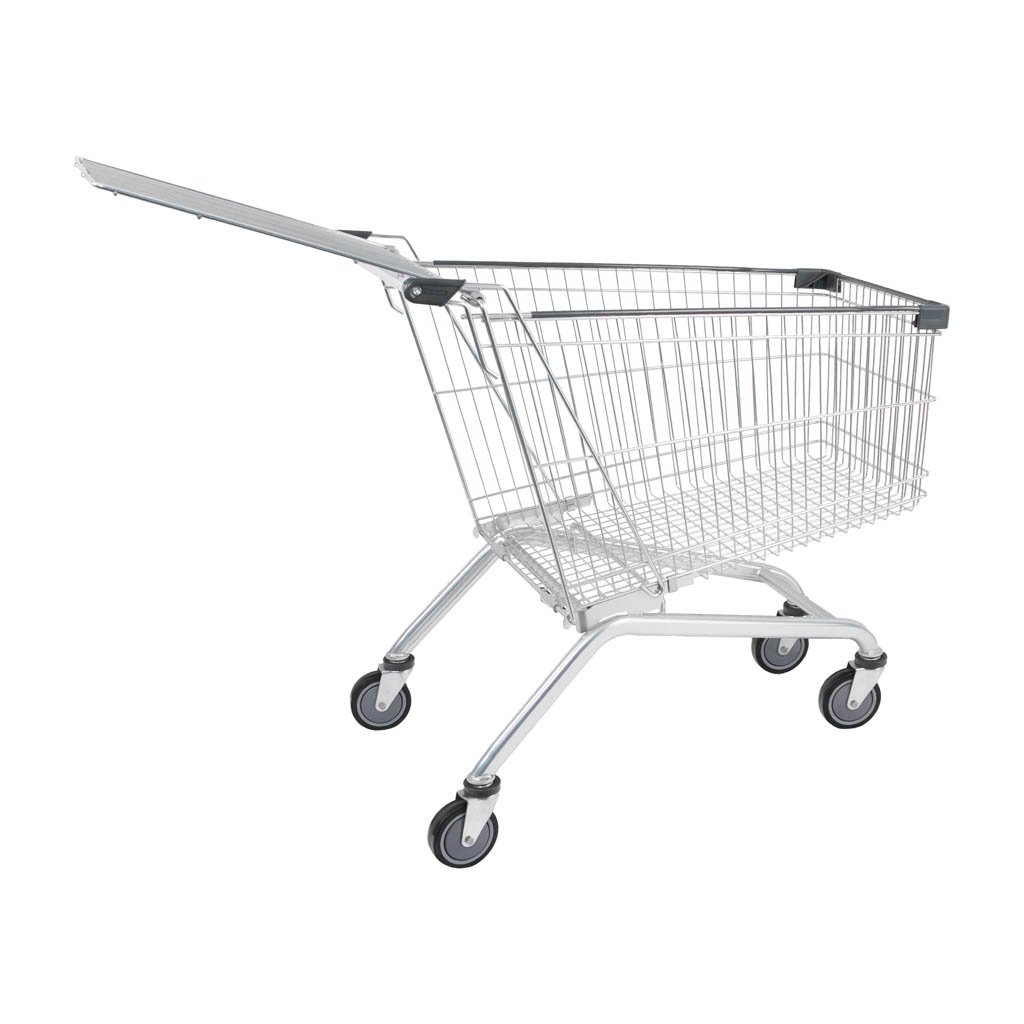 Mega-M YR 180L carrello spesa 5 pz 180 litri zincato