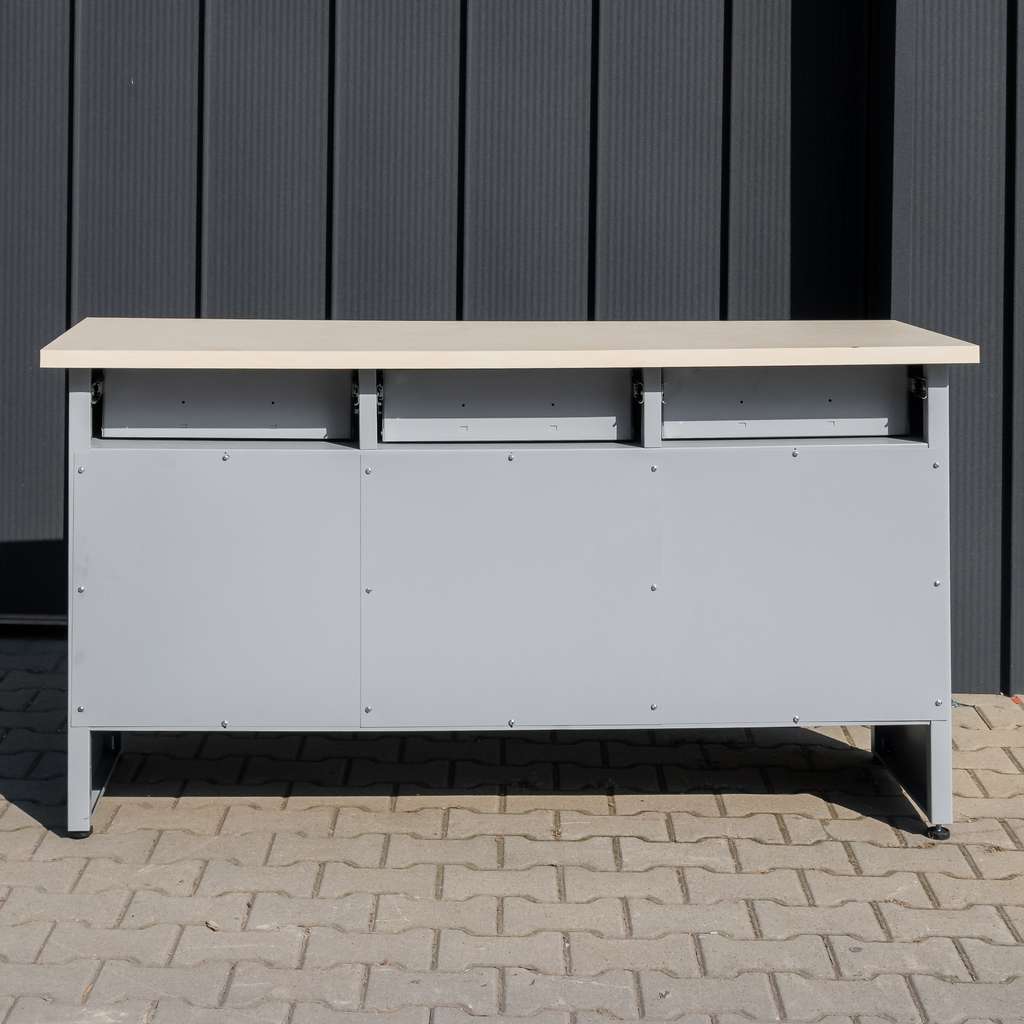 Werkberg Handyman S Banco da lavoro 160 cm 15 cassetti