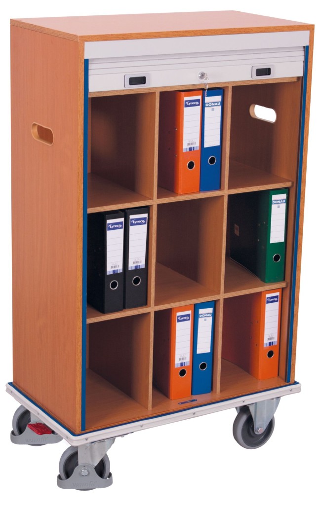 Variofit VF 474000 carrello portadocumenti 9 scomparti 400 kg