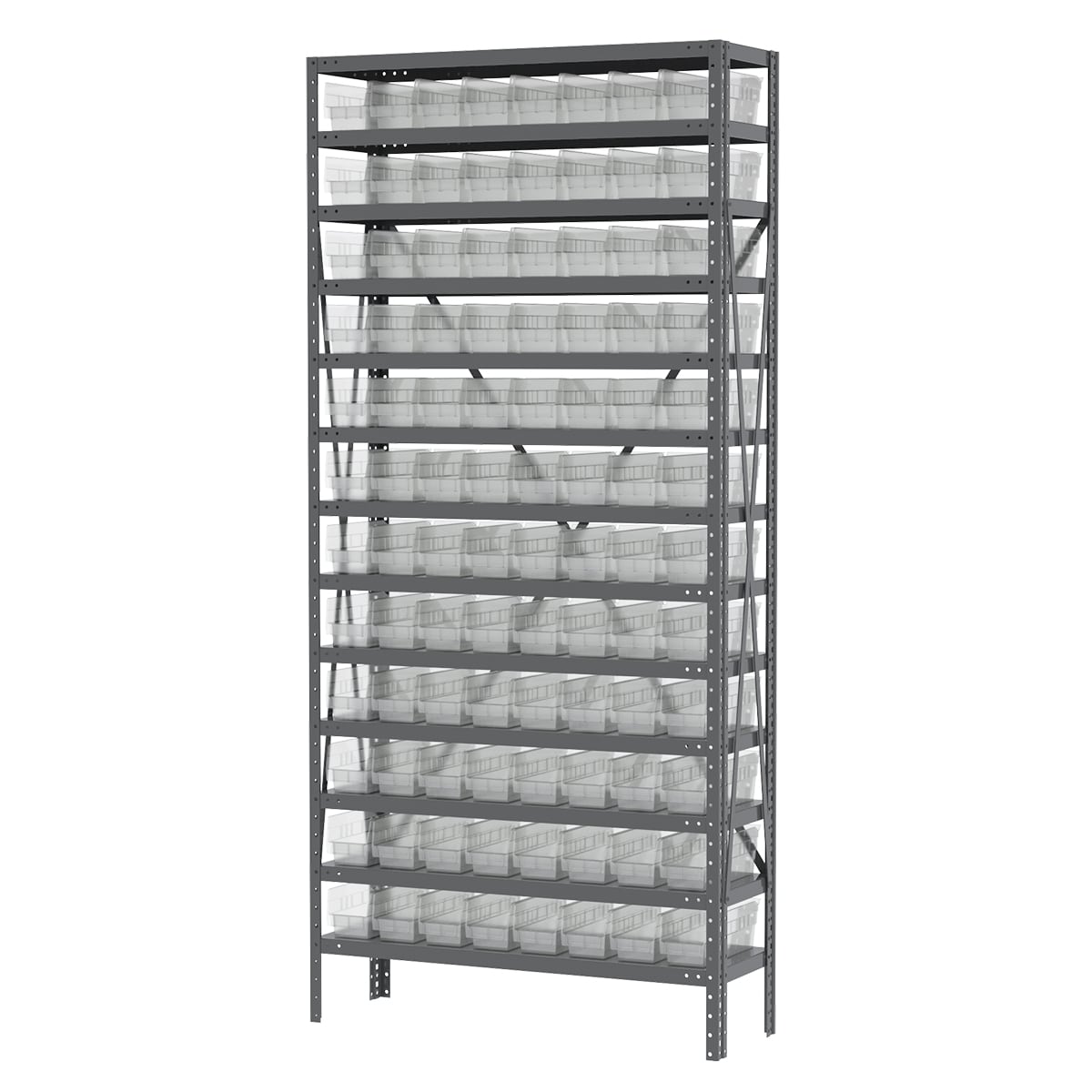 Akro-Mils AS1279120 scaffale metallo 96 box 13 ripiani