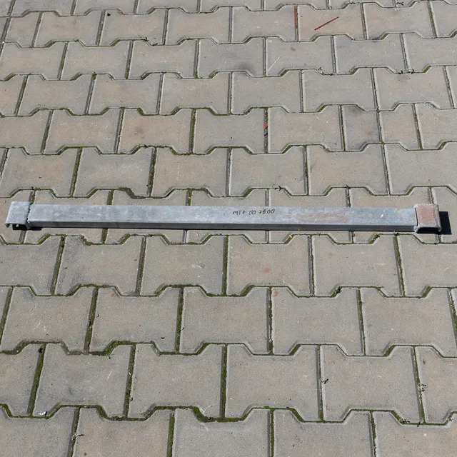 Supporto pallet zincato 105 cm per scaffale portapallet