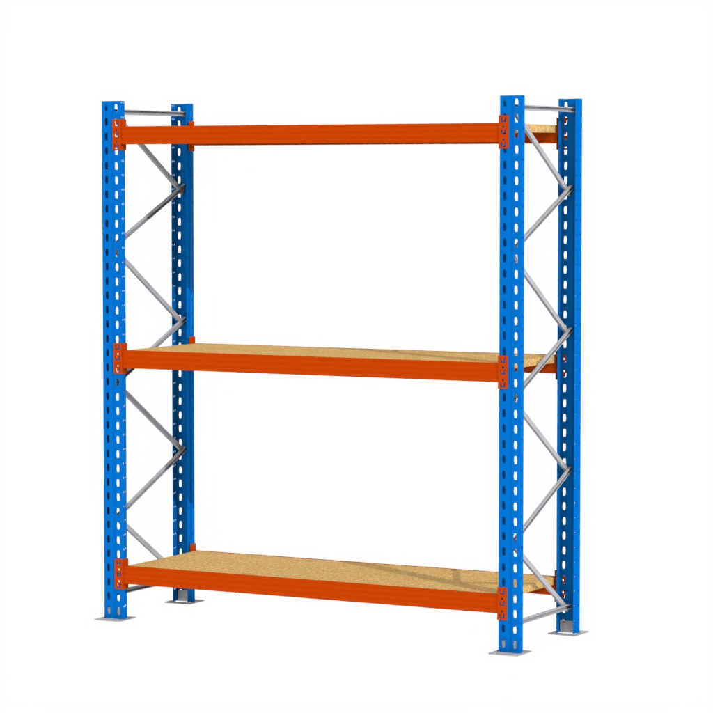 Mega-M XR H-250 L-286 G-80 scaffale magazzino 3 ripiani 500 kg base