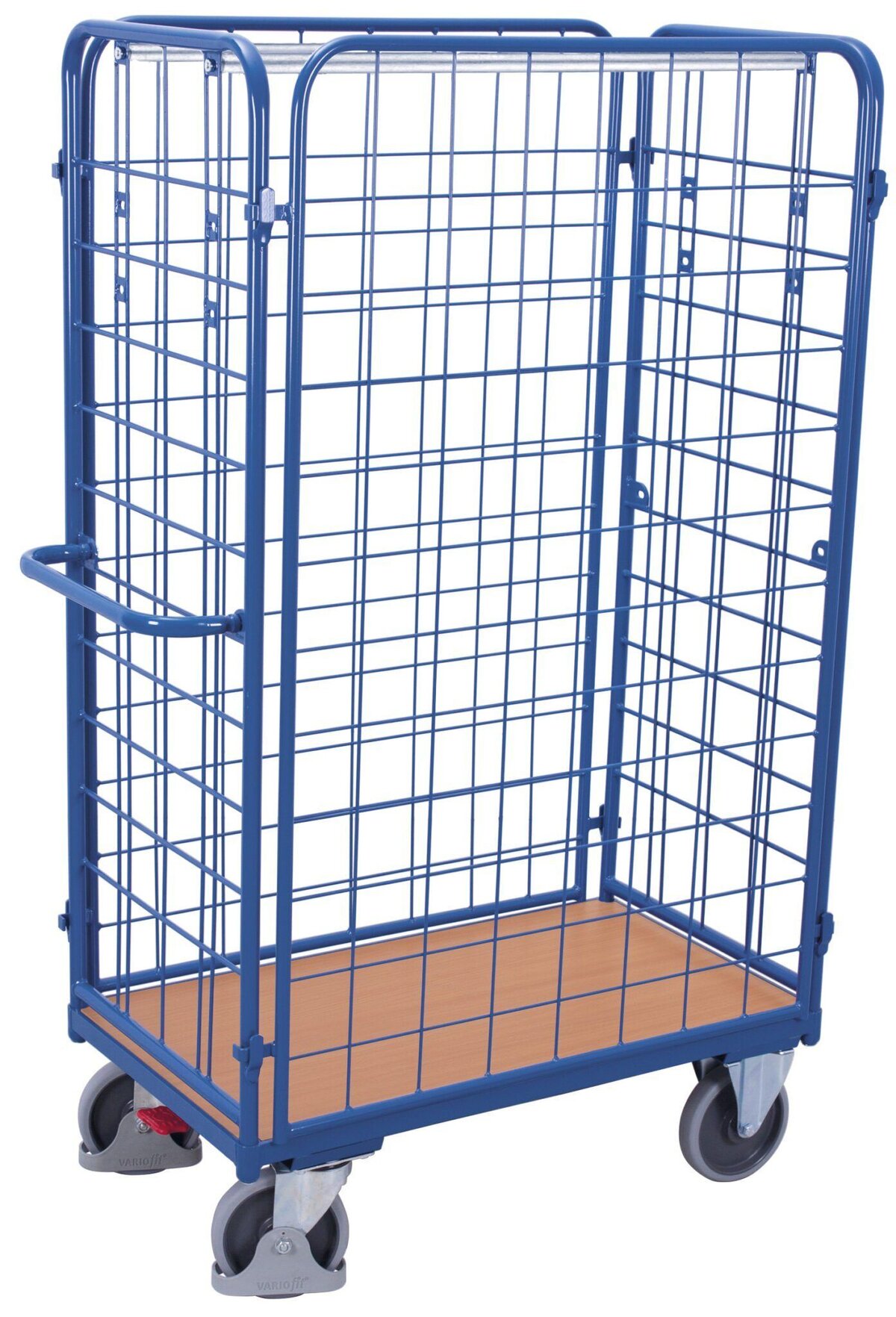 Variofit VF 500405 roll container blu 4 pareti portata 400 kg