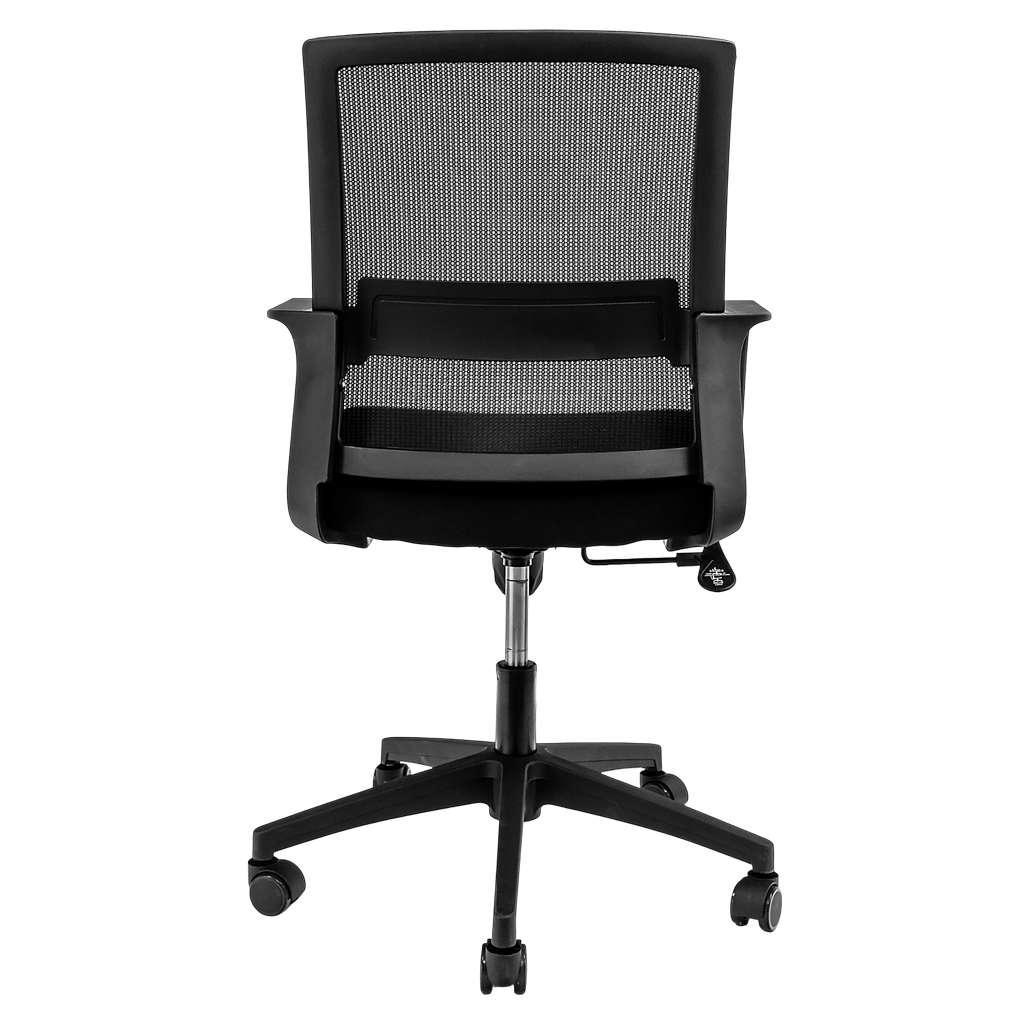 Furvero Basic Sedia Ufficio Girevole Nera Rete 99 cm