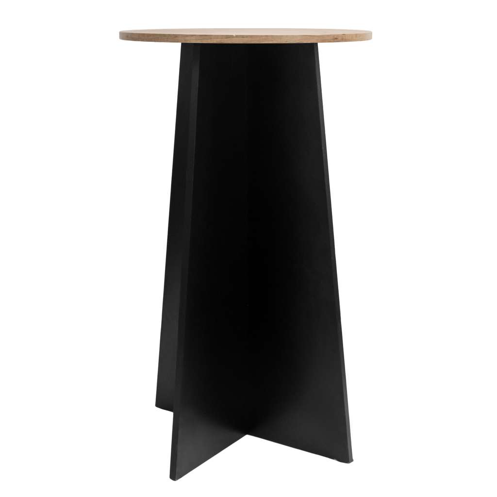 Mega-M tavolo bar alto 60x60x103 cm rovere kraft nero