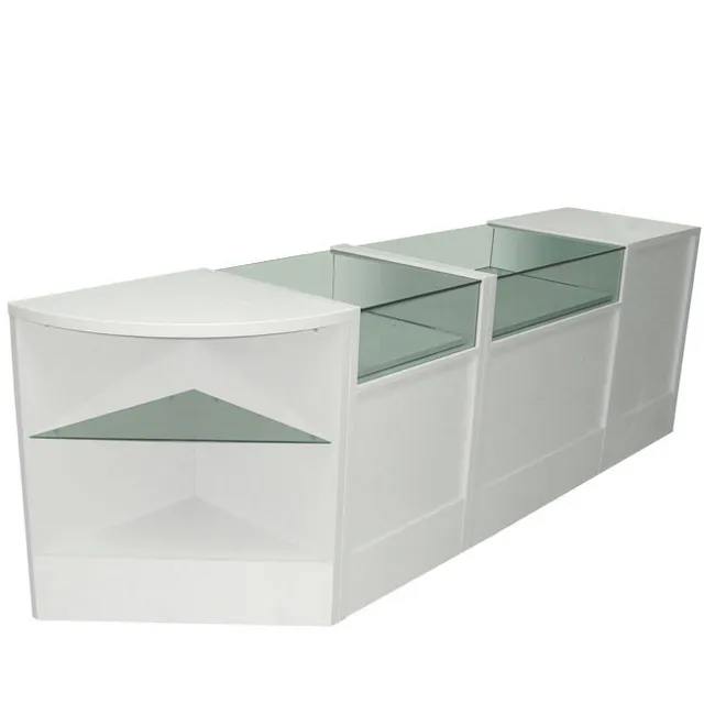 Agosistem SD Composizione 01 Banco Negozio 270 cm Bianco