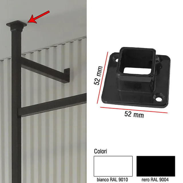 Agosistem Up & Down Ghiera quadra 25x25 mm