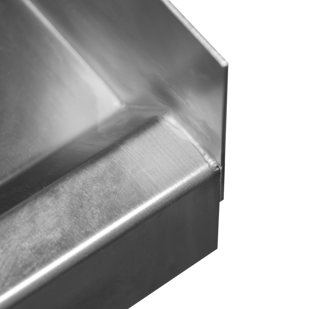 Mega-M 100x70x85 lavello gastronomico 2 vasche inox con armadio