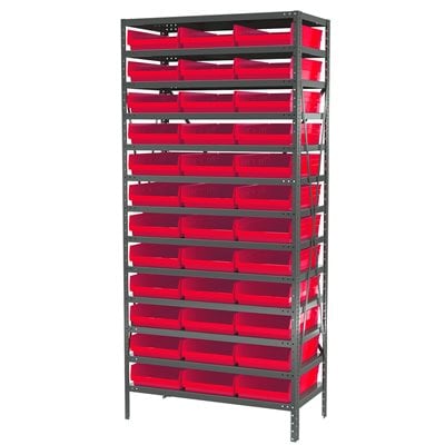 Akro-Mils AS1879178 scaffale metallo 13 ripiani 36 cassette