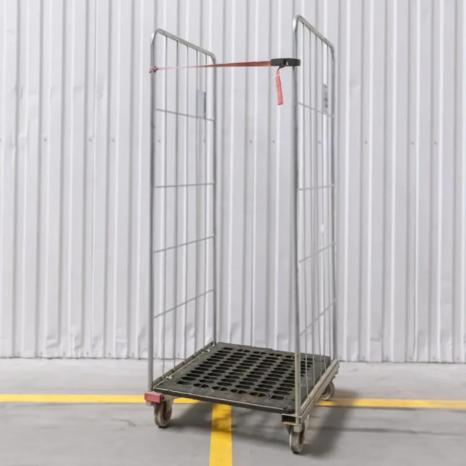 Rollkontener Rollcage carrello roll nero portata 500 kg
