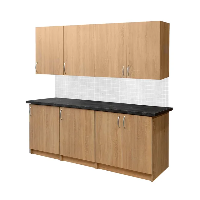 Mega-M Cucina Componibile 200x60x86 Rovere Sonoma