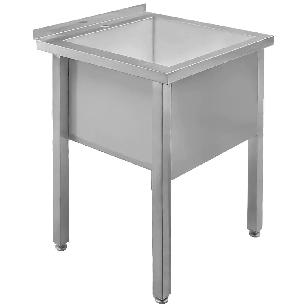 Mega-M lavello gastronomia 1 vasca 60x60x85 inox saldato