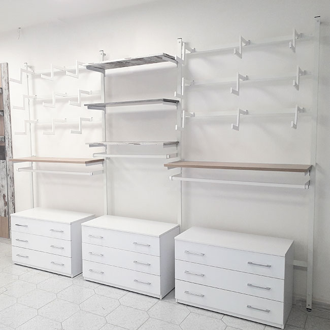 Agosistem Smart Kit 06 scaffalatura H240 distanziatori 6 cm
