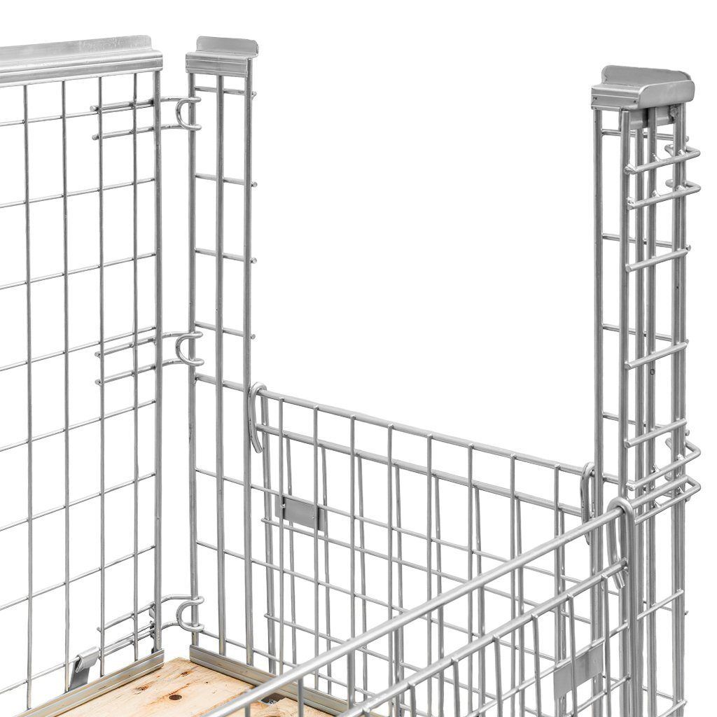 Mega-M 120x80 gitterbox rete pallet apribile 800 kg