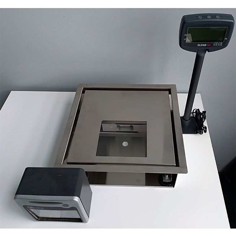 ELZAB CAT 27 Saturn 2M Bilancia da Banco Inox RS232