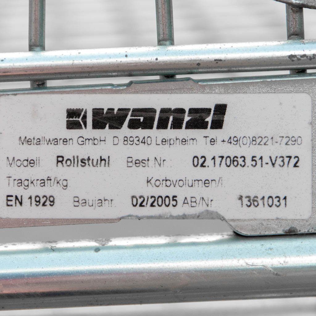 Wanzl S-85 carrello spesa per disabili agganciabile