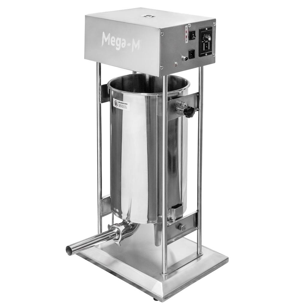 Mega-M insaccatrice elettrica 25L 350W inox 4 imbuti
