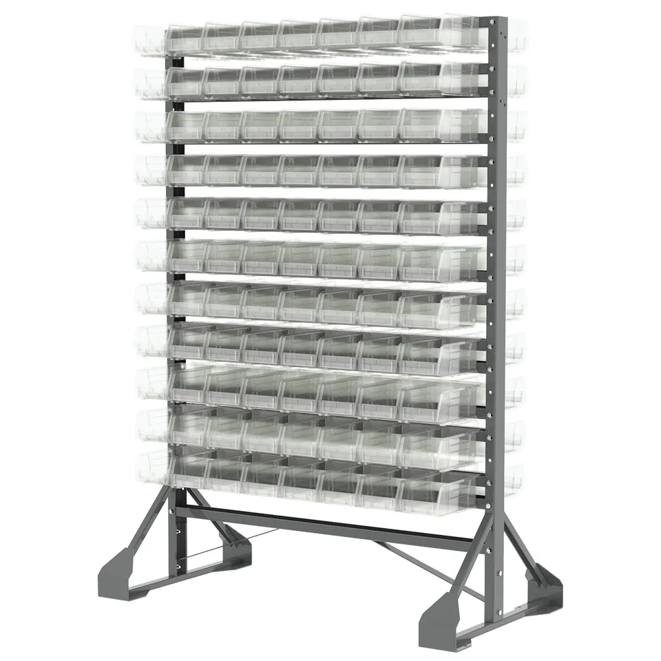 Akro-Mils 30016220 Rastrelliera Bifacciale 192 Vaschette