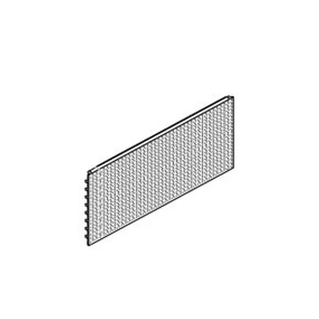 Agosistem schienale forato scaffale supermercato bianco