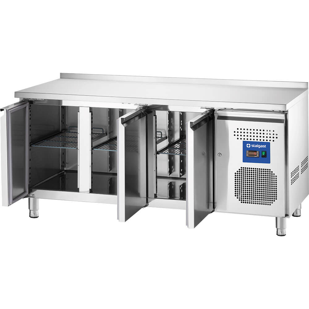 Stalgast 831360 tavolo refrigerato 3 porte 417L inox