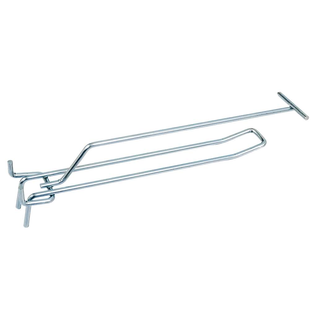 Mega-M L-20 Gancio Doppio Forato 20 cm Zincato
