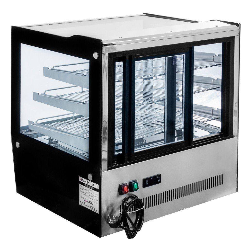 Mega-M Elsa Mini S66 vetrina riscaldata da banco inox