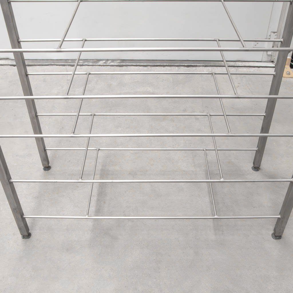 Scaffale gastronomico inox saldato 108x45x200 cm 13 ripiani