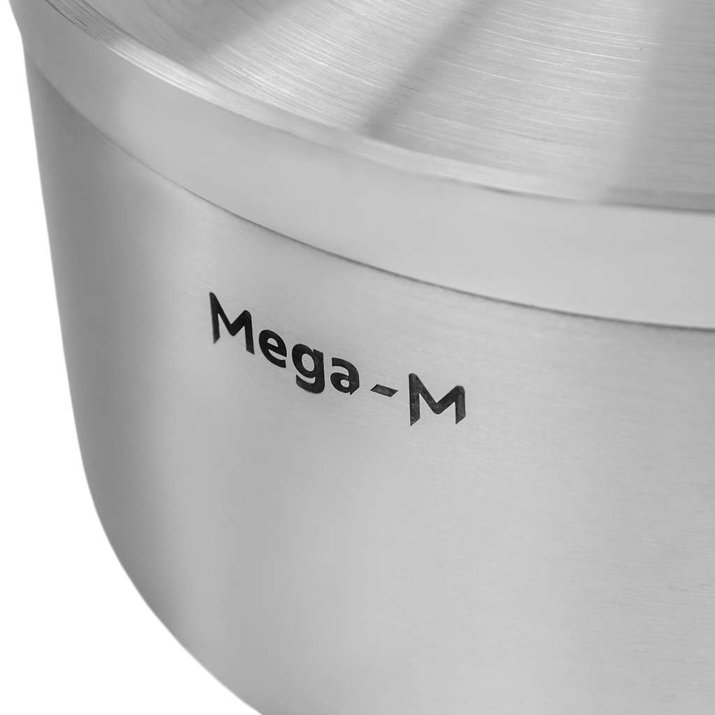 Mega-M PRO casseruola acciaio con coperchio 8L 26 cm