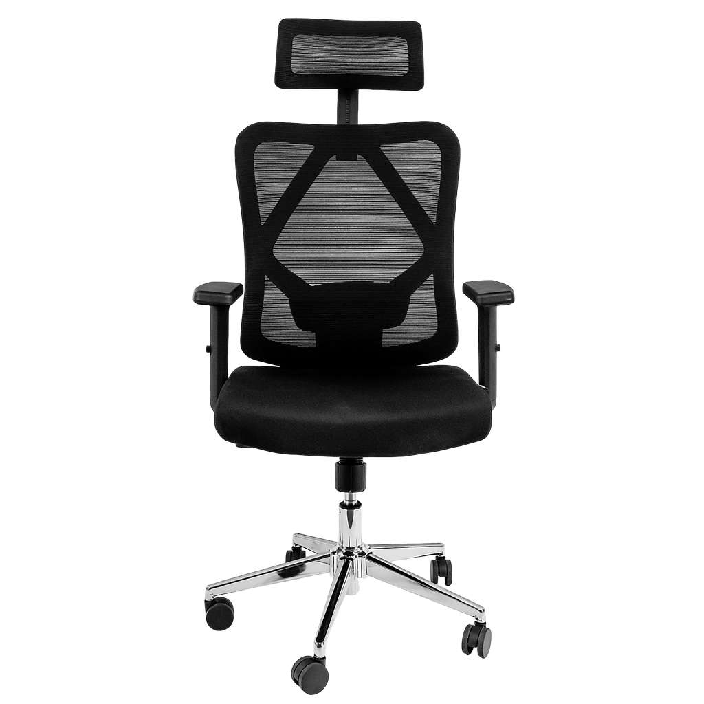 Furvero Eclipse BM/A3D/L3D/H2D/S sedia ufficio nera ergonomica