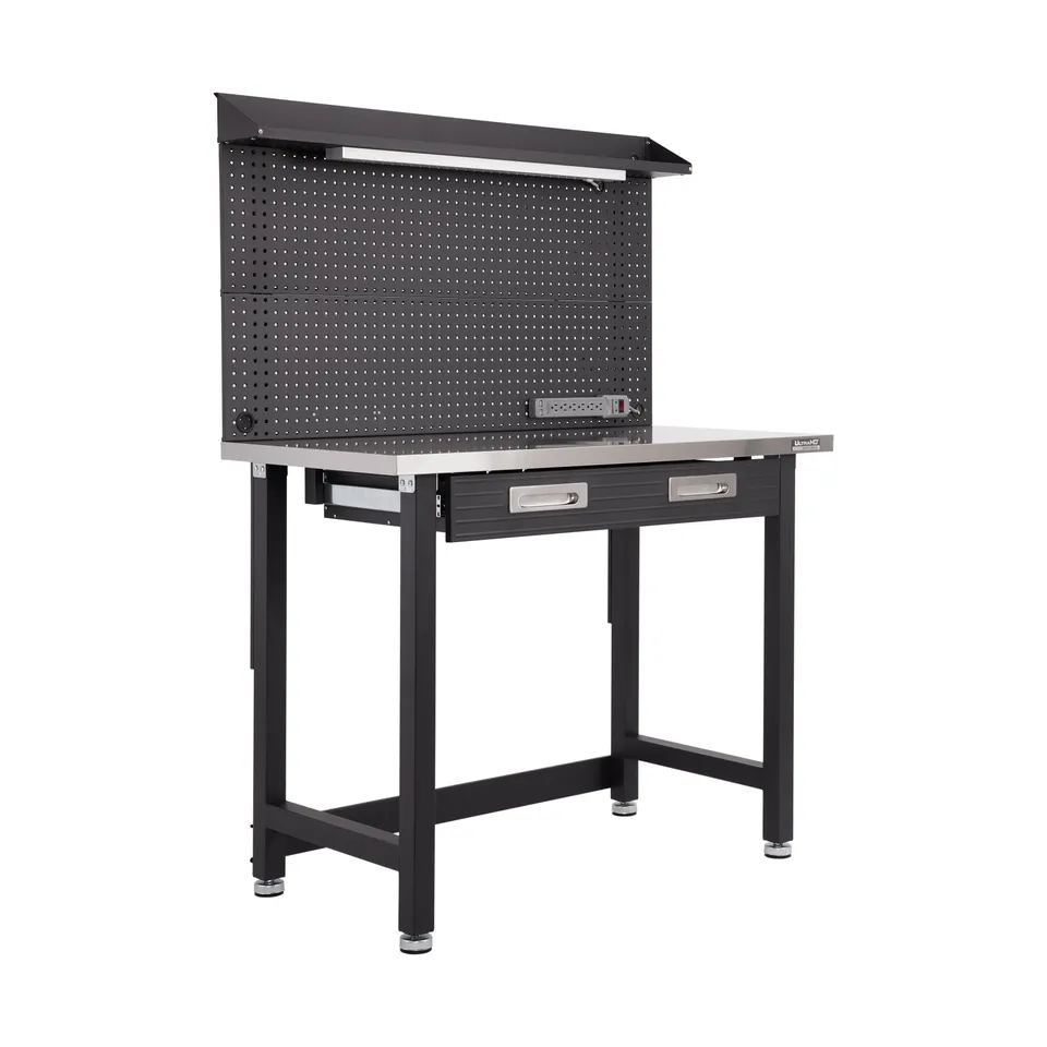 Seville Classics UltraHD UHD20276 banco lavoro grafite con luce
