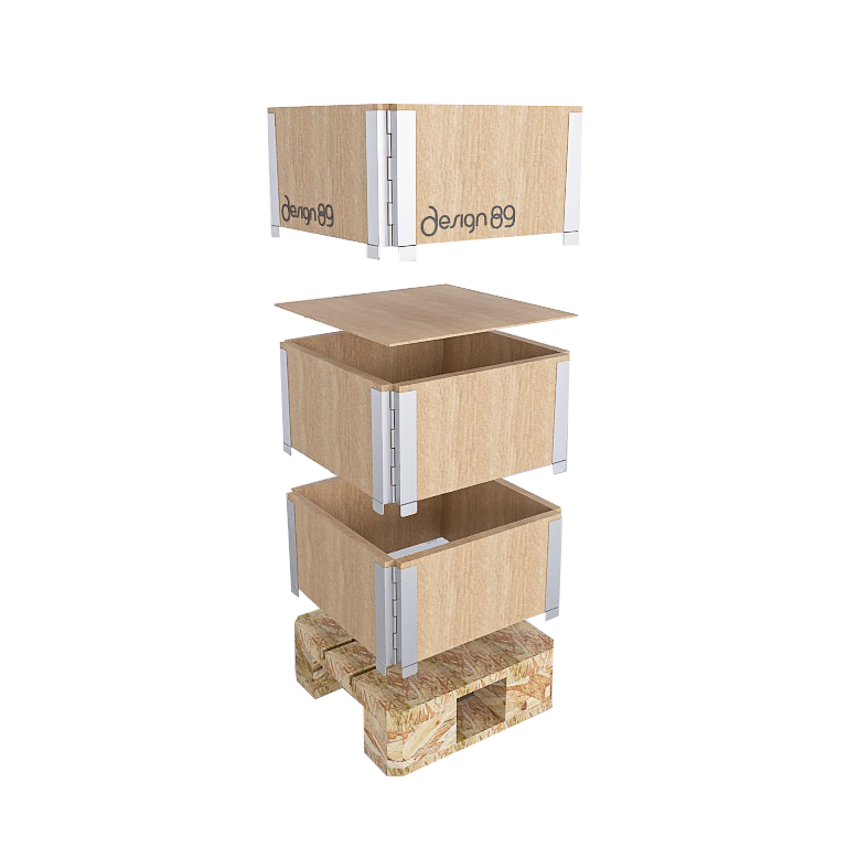 Design89 Contenitori Componibili per Scaffali
