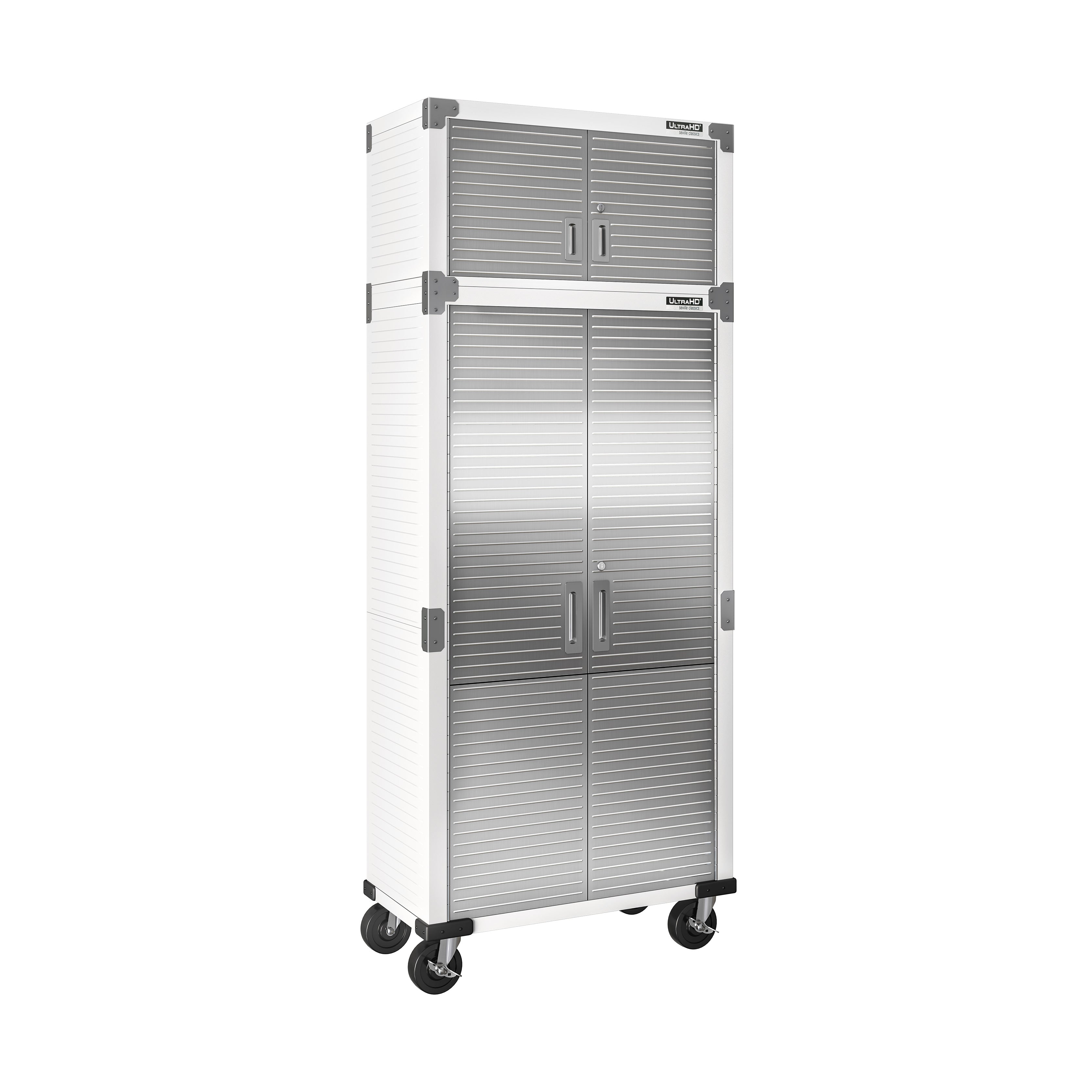 Seville Classics UltraHD Set 2 Armadi Acciaio 91x46cm