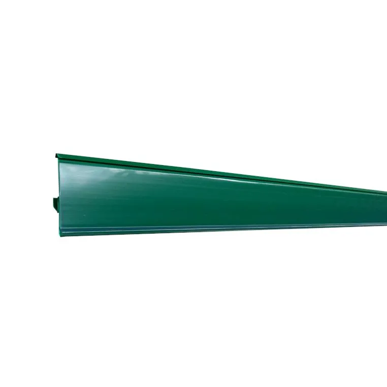 LC TE-39 portaprezzi per scaffale 125 cm verde scuro