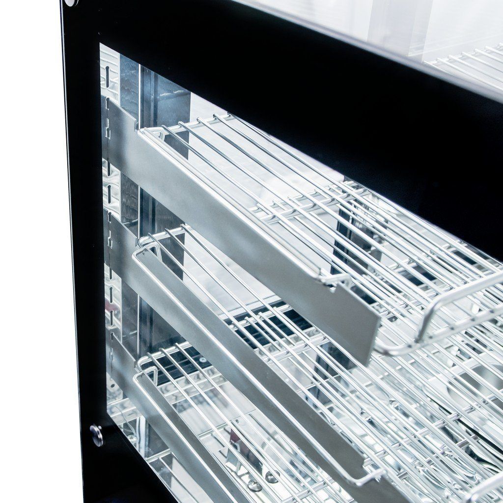 Mega-M Elsa Mini S66 vetrina riscaldata da banco inox