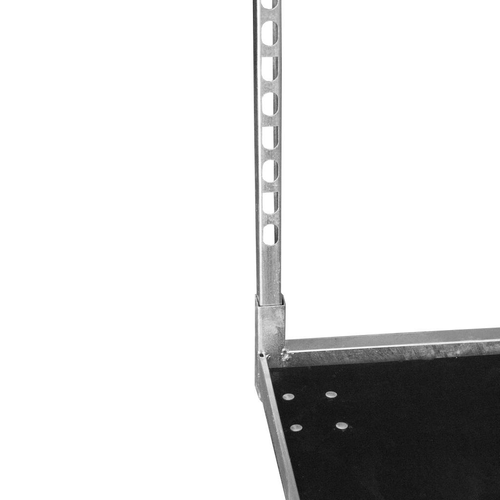 Mega-M Montante carrello danese H-180 cm zincato