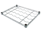 Agosistem Filo Cromato piano portabottiglie 120x45 cm