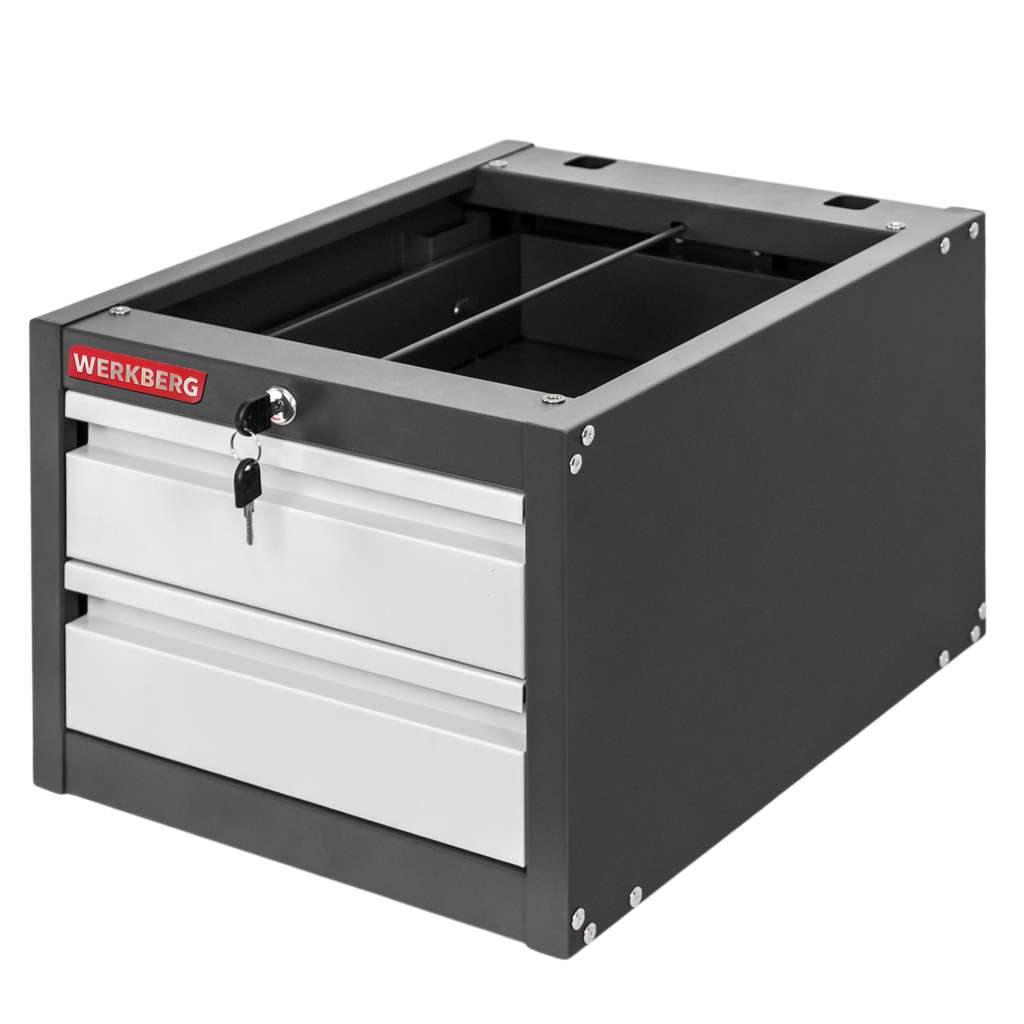 Werkberg cassettiera sospesa 2 cassetti 37x48,5x30,5 cm