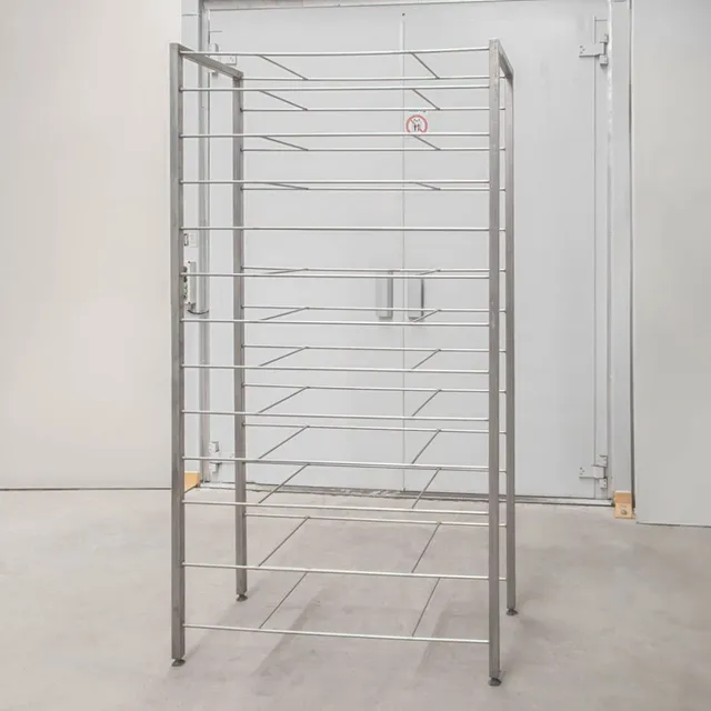 Scaffale gastronomico inox saldato 108x45x200 cm 13 ripiani