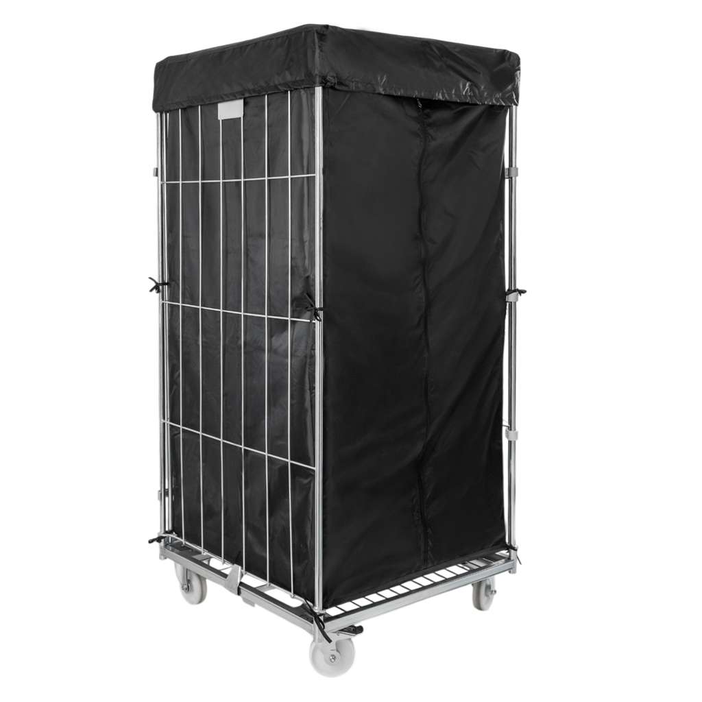 Mega-M Universal roll container a rete zincato con telo 500 kg