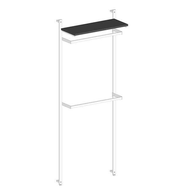 Agosistem Smart Kit 05 scaffale appenderia 240 cm