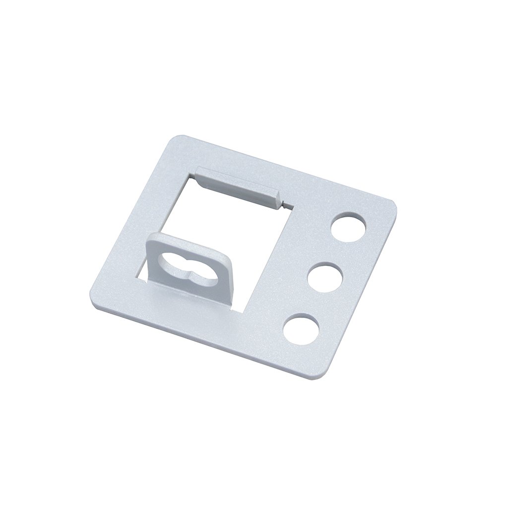 STOW piede per scaffale zincato 6,3x5,5 cm