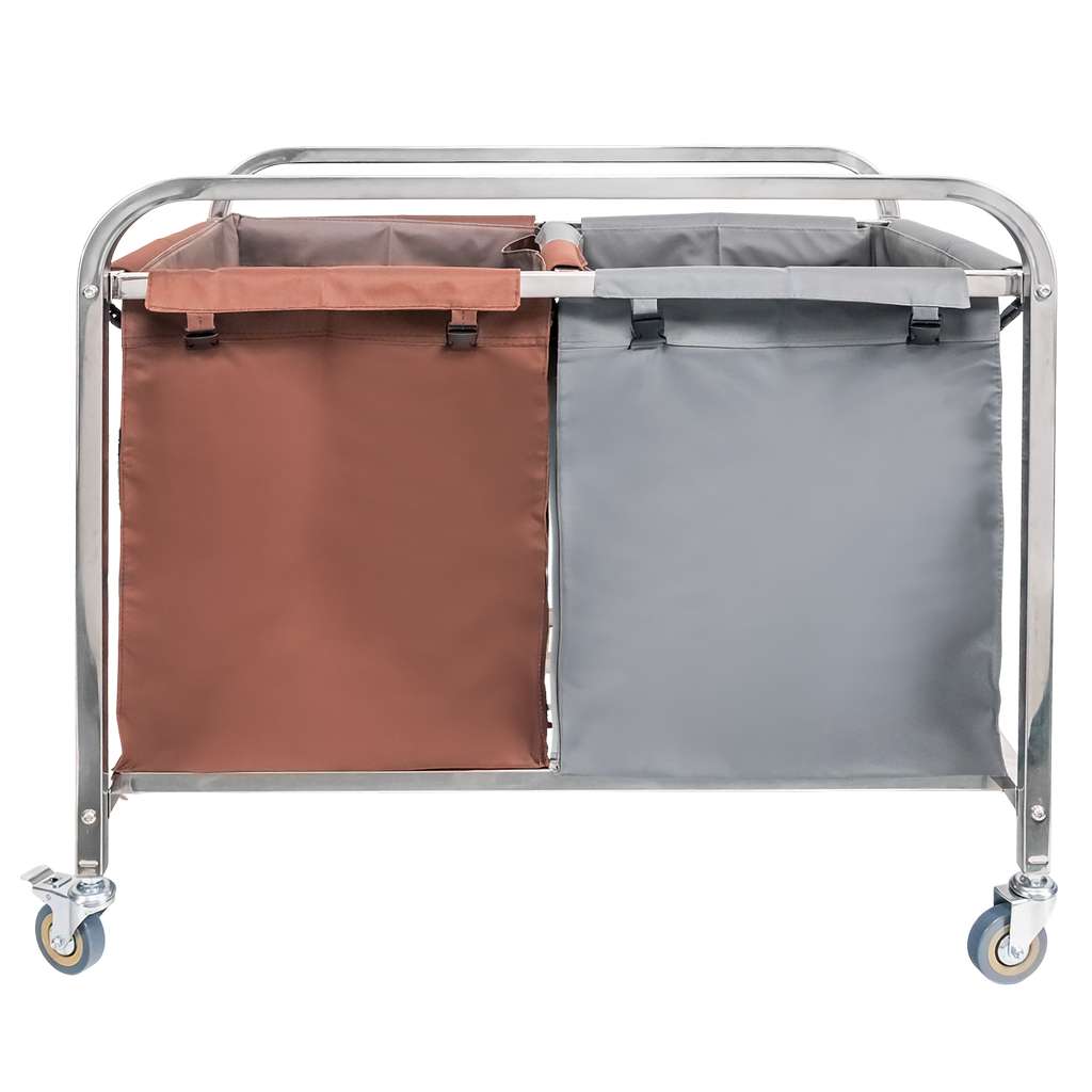 Mega-M Carrello Portabiancheria Hotel 2x200L 90x65x85 cm