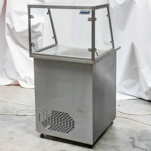 Mawi Hot-Dog 6xGN1/4 vetrina refrigerata inox da banco