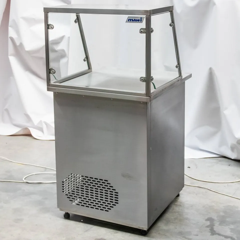 Mawi Hot-Dog 6xGN1/4 vetrina refrigerata inox da banco