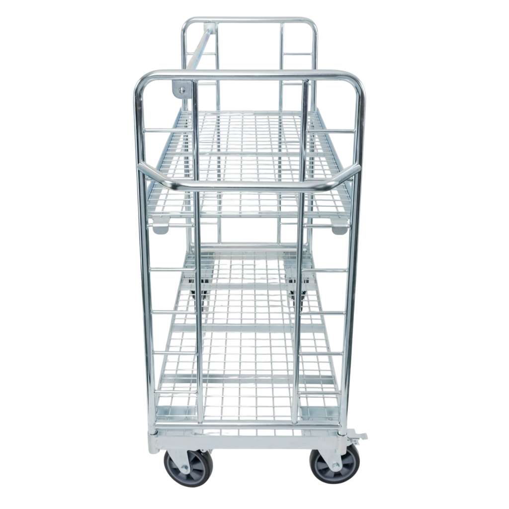 FORKBERG VECTO Carrello a Piani 151x61x122 cm 250 kg Zincato